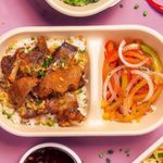 Crispy Pata with Garlic Chili Bits Benta Box