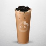Grass Jelly Milk Tea