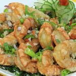 Fried Prawn with Salted Egg