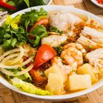 Hot & Sour Soup with Prawns & Pineapple Pho