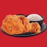 1 Pc Spicy Fried Chicken with Rice