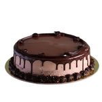 Round Chocolate Birthday Cake