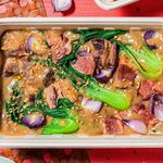 Sizzling Corned Beef Belly Kansi Super Benta Box