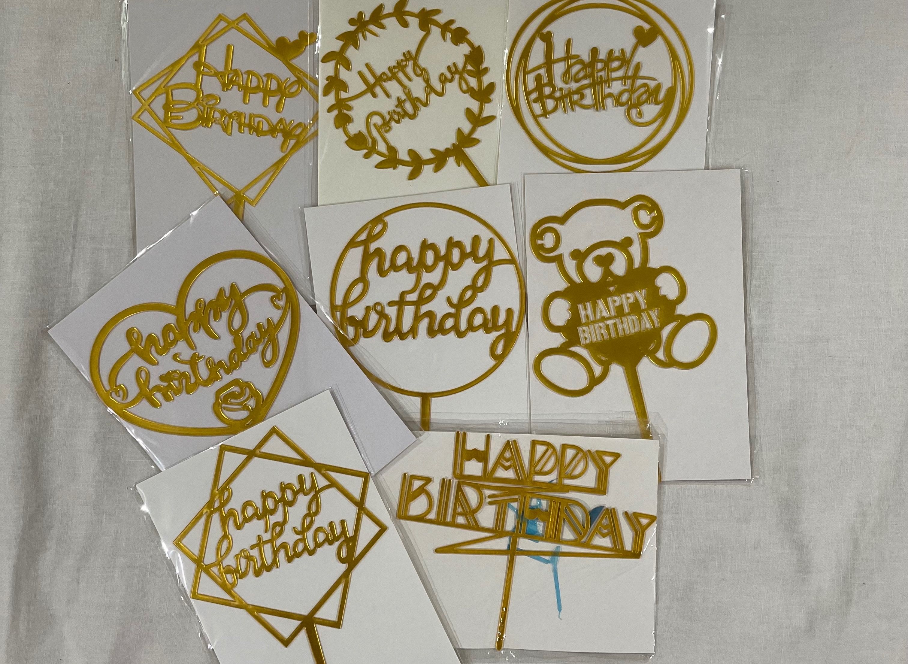 Birthday Cake Topper – Indulge Patisserie PH