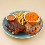 Peri Rib & Chick Plate