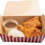 2 Pcs Chicken with Rice