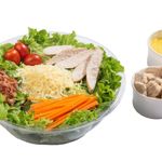 Chicken Caesar Salad with Bacon