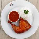 1/4 Roasted Chicken with Rice