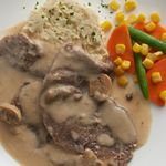 Roast Beef in Mushroom Sauce