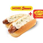 Buy 1 Take 1 French Onion Franks + Leslie's Premium Chips