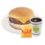 Tropical Cheeseburger, Regular French Fries, Regular Softdrink - Value Meal