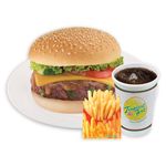 Sili Burger, Regular French Fries, Regular Softdrink - Value Meal