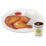 Spring Chicken with Rice, Regular Softdrink - Value Meal