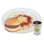 Spaghetti Special with Regular Burger, Regular Softdrink - Value Meal