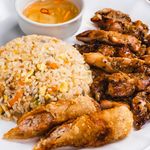 Grilled Pork & Fried Rice Paper Rolls
