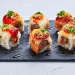 Scallop and Tuna Aburi Maki
