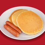 Pancakes with Sausages
