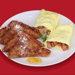 Sausage and Mushroom Omelette