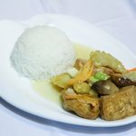 Fish Fillet with Beancurd Rice