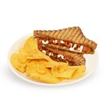 Buffalo Cream Cheese Chicken Grilled Cheese