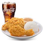 2pc Chicken + Rice + Drink
