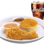 Fluffy Pancake + 1pc Chicken + Drink