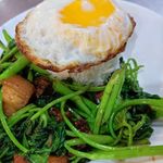 Stir Fried Crispy Pork With Kangkong COMBO