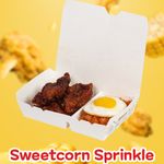 Sweetcorn Spinkle With Kimchi Rice