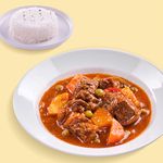 Beef Caldereta With Rice