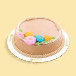 Pastel Blooms Mocha 9