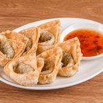 Crispy Vegetarian Mushroom Wontons