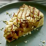 Apple Caramel Crumble Pie - Slice