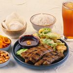 Grilled Pork Belly Solo Meal