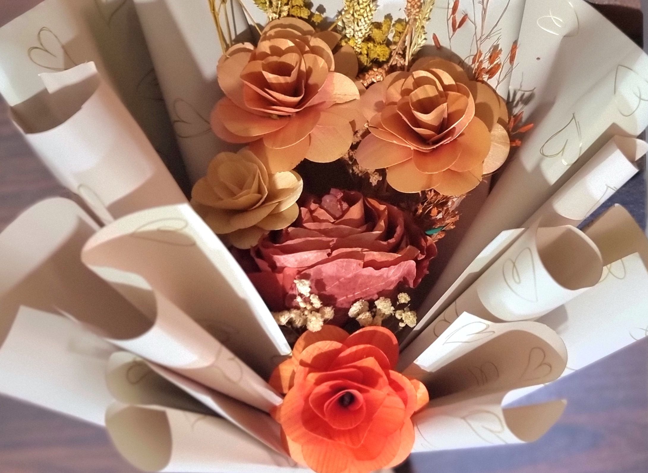 dried flowers bouquet