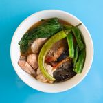 Sinigang Na Salmon Head Sa Miso At Guyabano