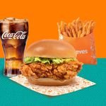 Gochujang Glazed Chicken Sandwich + Cajun Fries + Drink