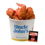 Uncle John's Spicy Fried Chicken With Mang Tomas