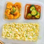 Salted Egg Yolk Prawns Solo BB Meal