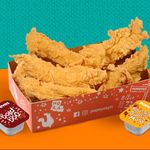 5pc Tenders With 2 Flavor Dips Snack Box