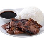 BBQ Grilled Liempo With Rice