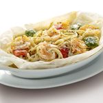 Shrimp Ala King Pasta