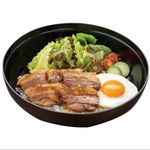 Grilled BBQ Pork & Egg (Charsiu) Rice Bowl