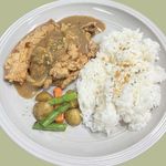 Pork Chop in Mushroom Gravy
