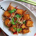 Fried Radish Cake With Salt And Pepper
