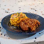 Honey Garlic Chicken With Mac & Cheese