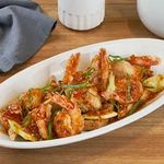 Spicy Garlic Shrimp with Tofu