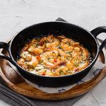 Garlic Shrimp with White Wine