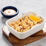Chipirones Andaluza - Fried baby Squid with Kimchi Mayo