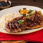 Fridays Whiskey Glazed Pork Chop