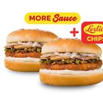 Buy 1 Take 1 Chimichurri Burger + Leslie's Premium Chips